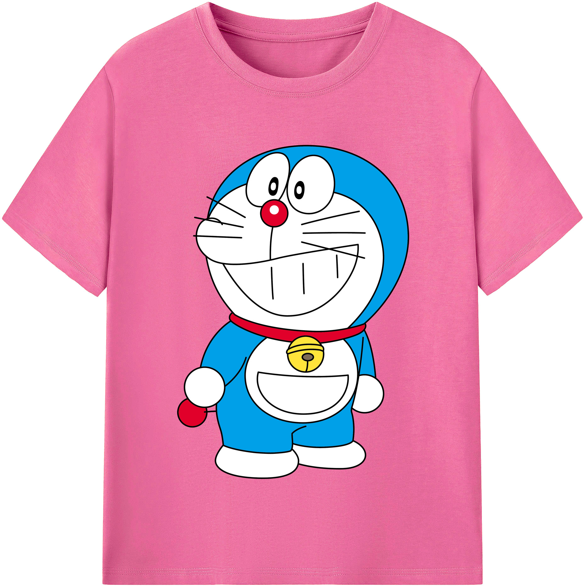 （画像用） ドラえもん Doraemon レディースカジュアルプリントTシャツ（綿100％）